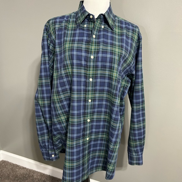 Polo,Ralph Lauren,men’s size L, classic fit plaid, long sleeve button down shirt - Picture 2 of 10